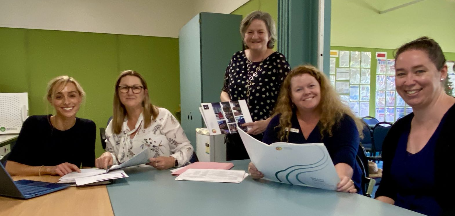 5 teachers from Woongarrah public school participating in Quality Teaching Rounds
