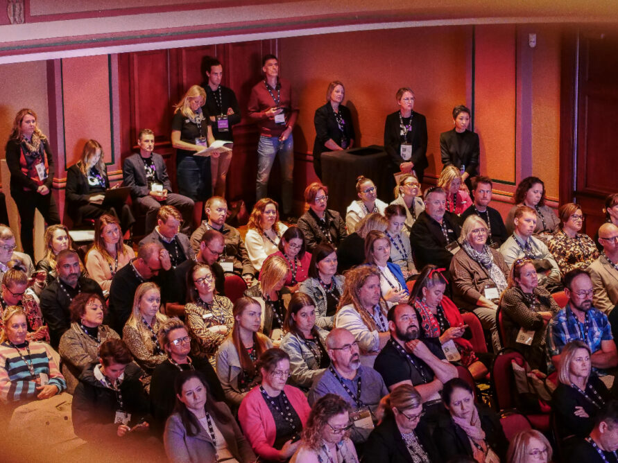 The crowd at QTiP23.