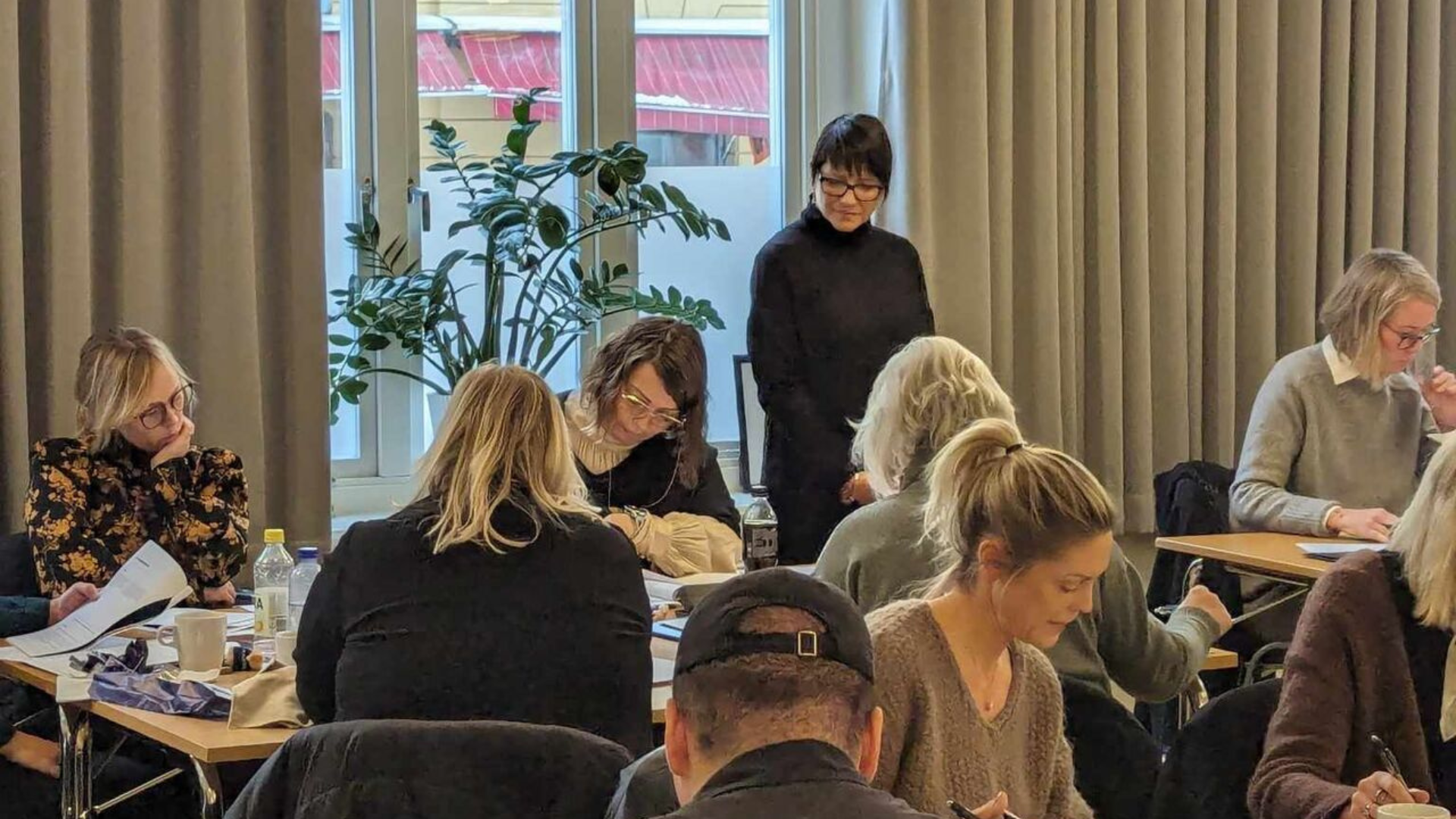 Michelle facilitating a QTR workshop in Sweden